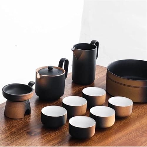 Tea Sets Teaware Kung Fu Tea Set Gift Box Ceramic Teapot Tea Cup Vintage Luxury Chinese Tea Service Set Porcelain Home Items Travel Tea Set Teapot