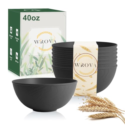 Black Cereal Bowls 40oz