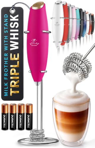 Powerful Milk Frother Wand With Duracell Batteries