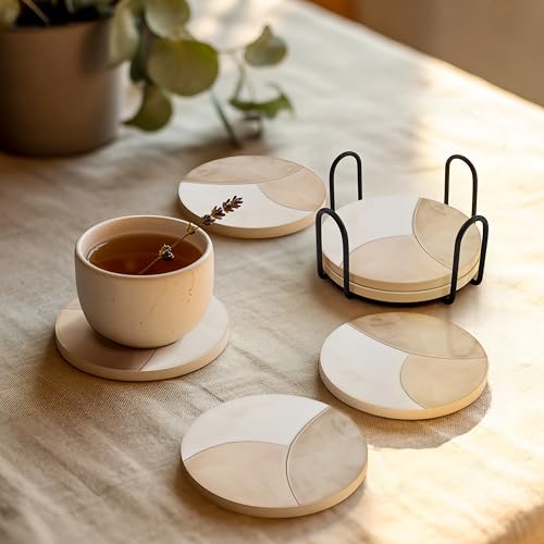 Ceramic Coasters Set of 6 (6 Count)