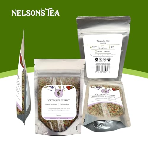 Watermelon Mint Green Rooibos Loose Leaf Tea