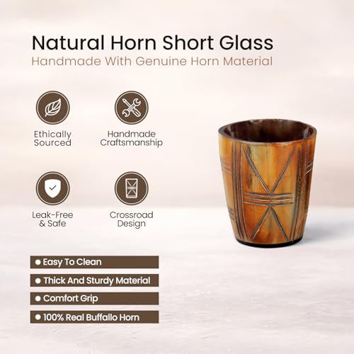 Viking Horn Shot Glasses Set of 12 (12 Count)