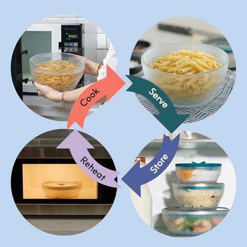 8 Cup Glass Microwave Pasta Cooker