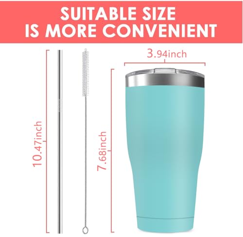 16 Pack 30oz Stainless Steel Tumblers Bulk Reusable Travel Mugs with Lid