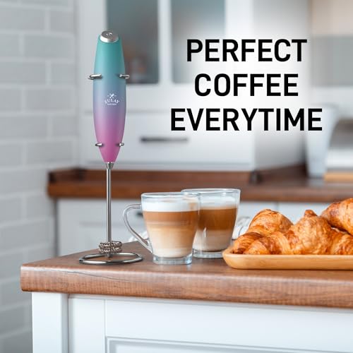 Zulay Powerful Milk Frother for Coffee with Upgraded Titanium Motor