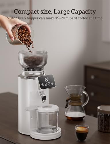 Stainless Steel Espresso Grinder with Portafilter Holder