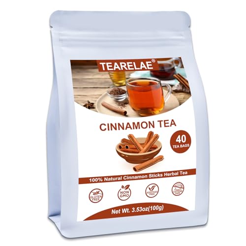 Cinnamon Tea 40 Herbal Tea Bags (40 Count)
