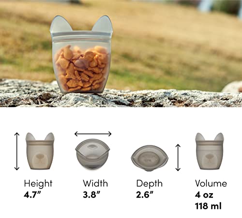 Reusable 100% Silicone Baby + Kid Snack Containers