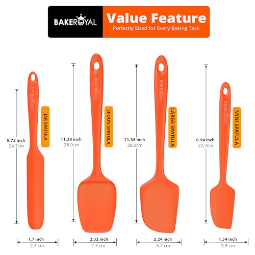 Silicone Spatula Set (4 Count)