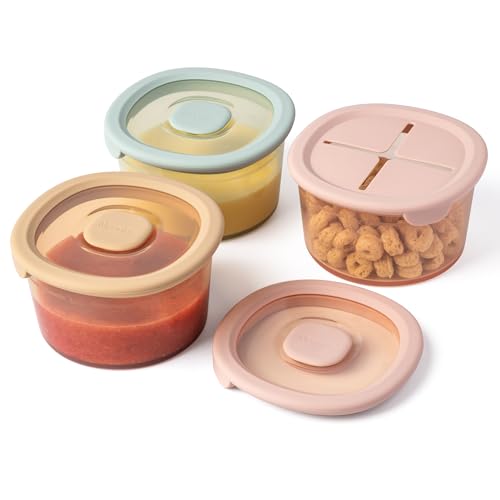 Silicone Snack Containers for Kids (8 Fl Oz)