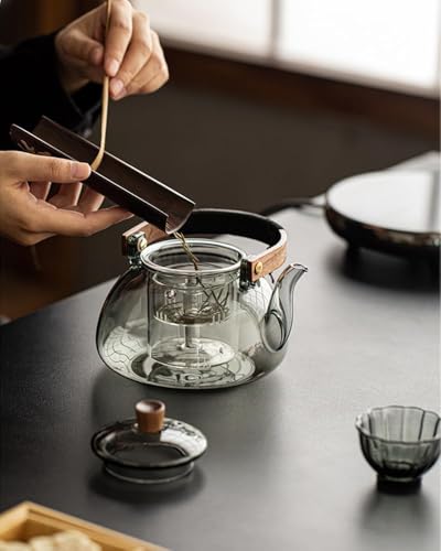 Japanese Style 950ml Glass Teapot with Removable Infuser
