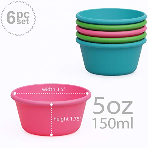 Silicone Jumbo Muffin Liners for Baking (6 Count)