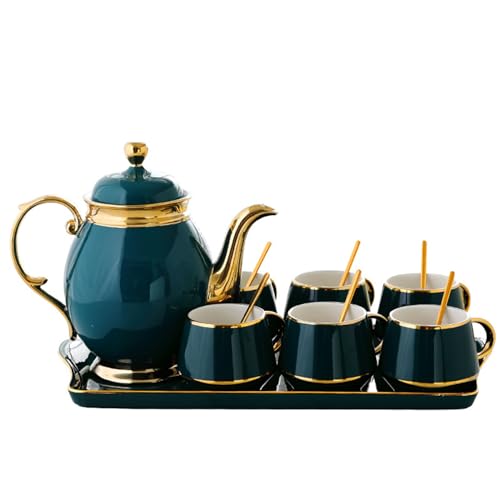 Tea Cups and Tray Set of 14 Pieces