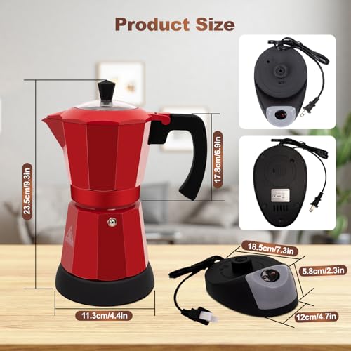 Electric Aluminum Moka Pot 3