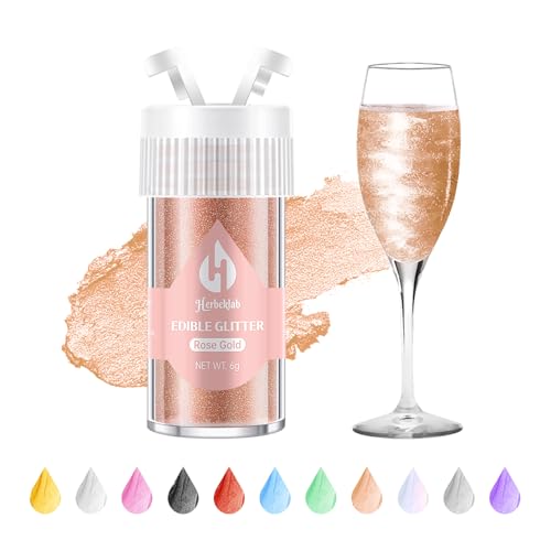 Rose Gold Edible Glitter