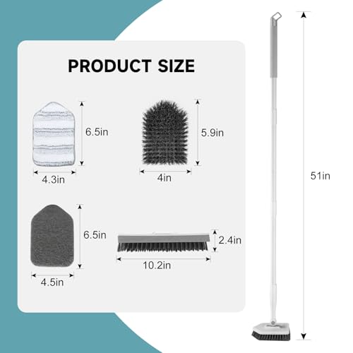 Shower Scrubber with Long Handle