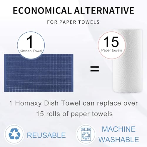 100% Cotton Terry Kitchen Towels (4 Count)