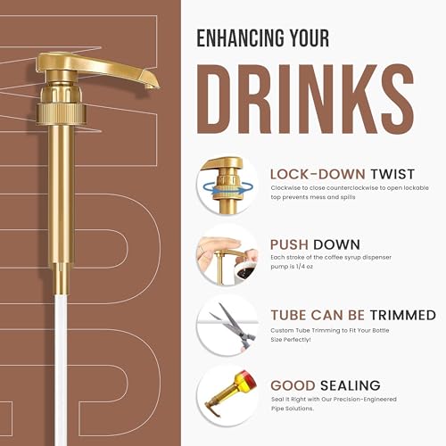 Jimoco® Syrup Pump Dispenser + Torani® Sugar Free Irish Cream Syrup (25.4 Fl Oz)