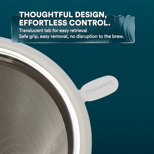 Upgraded Pour Over Coffee Filter with Silicone Tab
