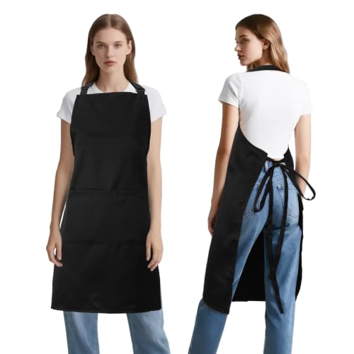 Kitchen Bib Chef Apron for Women Men