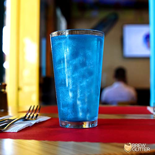 Sky Blue BREW GLITTER Edible Glitter For Drinks