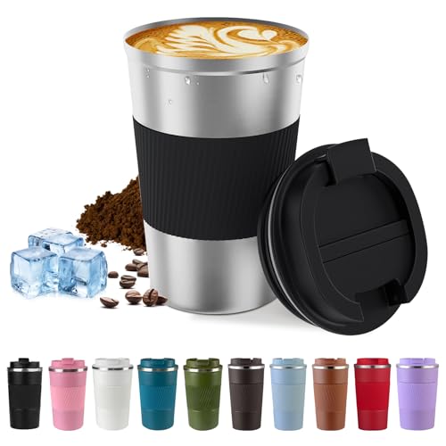 Vacuum Insulated Stainless Steel Travel Coffee Mug