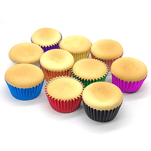 Standard Purple Foil Cupcake Liners Muffin Baking Cups for Party and More (100 Count)