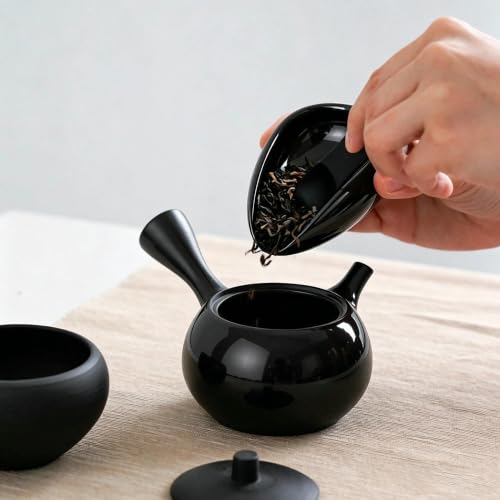 Ceramic Coffee Dosing Cup & Tea Storage Tray