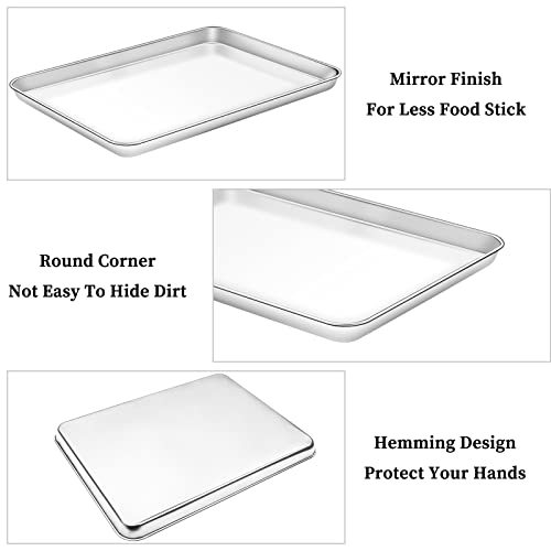 Baking Sheet with Rack Set [2 Sheets + 2 Racks] (4 Count)
