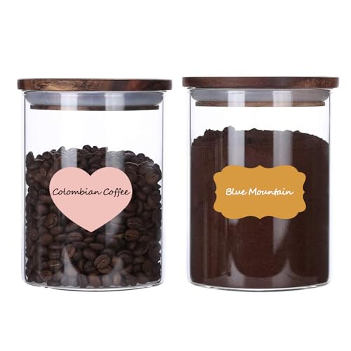 Colored Chalkboard Labels for Food Containers 168pcs