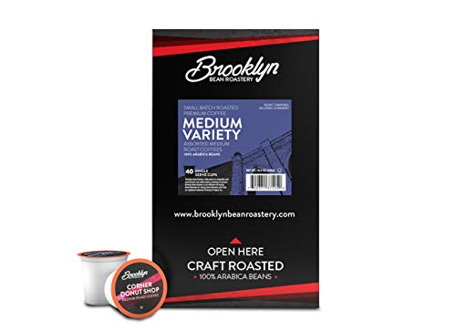 Coffee Pods Medium Roast Gourmet Variety Pack (40 Count)