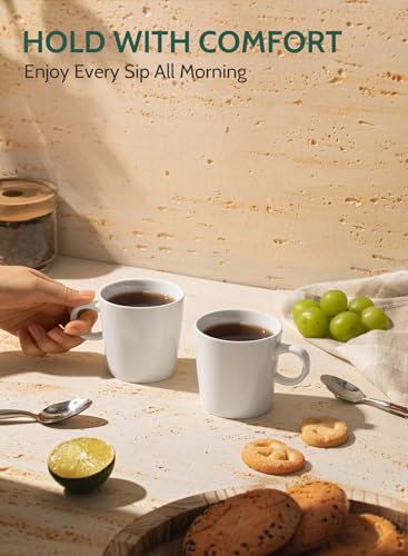 5oz Porcelain Espresso Cups Set of 4 (4 Count)