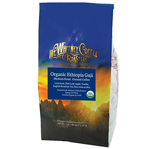 Mt. Whitney Organic Ethiopia Guji Coffee (80 Ounce)