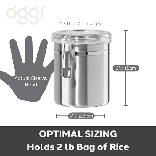 Stainless Steel Kitchen Canister 152 fl oz