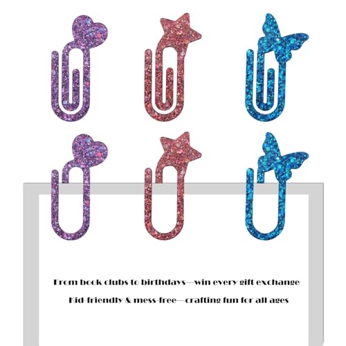 Resin Bookmark Mold Silicone Molds for Epoxy Paperclips (2 Count)