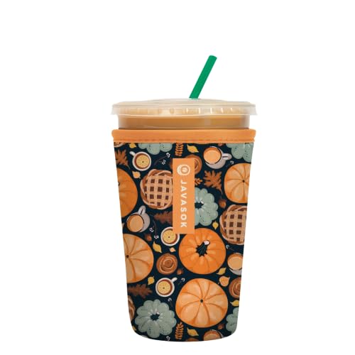 JavaSok Iced Coffee & Cold Soda Insulated Neoprene Cup Sleeve