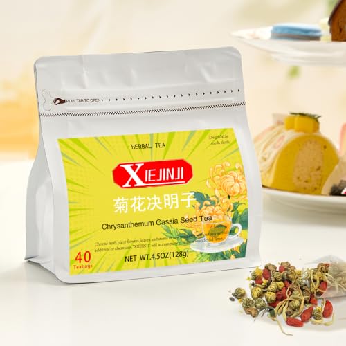 Chrysanthemum Cassia Seed Tea Bags (40 Count)