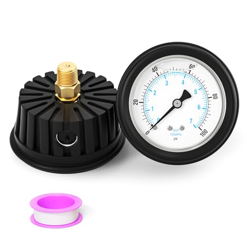 0 100PSI Stainless Steel Liquid Filled Pressure Gauge