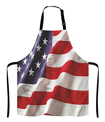 USA Flag Kitchen Cooking BBQ Chef Apron