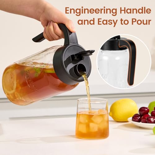 Mason Jar Pitcher with Tea Filter