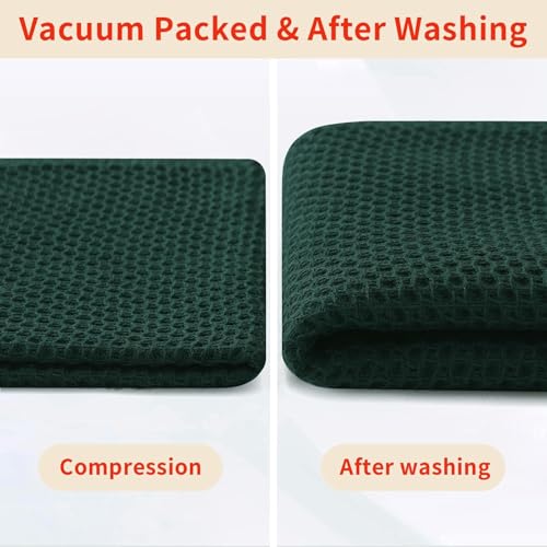 100% Cotton Waffle Weave Kitchen Dish Cloths 18 (18 Count)