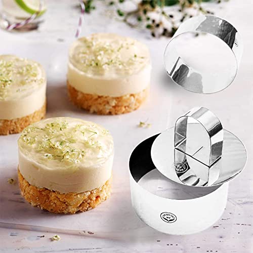 NewlineNY Stainless Steel Dessert Rings