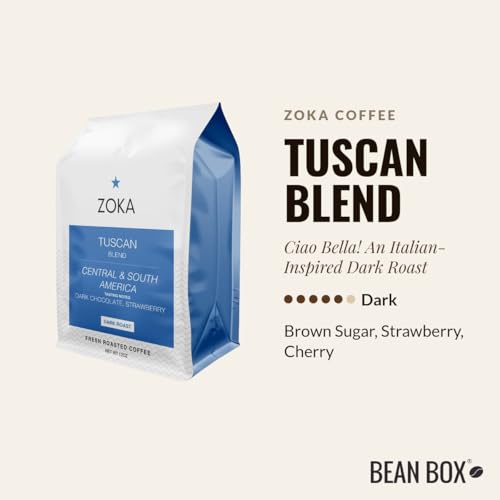 Tuscan Blend Roasted by Zoka Coffee (12 Ounce)