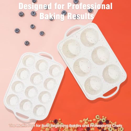 Silicone Muffin Pan with Metal Reinforced Frame
