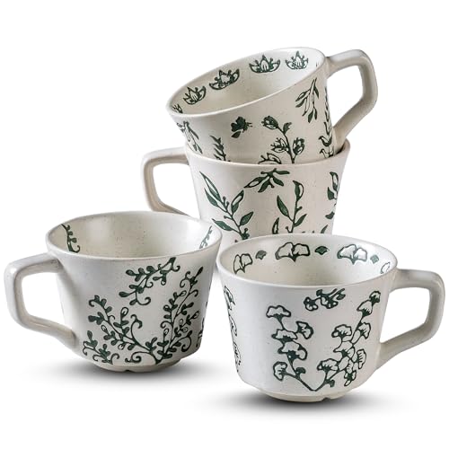 Ceramic Mugs 11 oz Set of 4