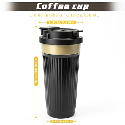 Vacuum Insulated Stainless Steel Travel Coffee Mug