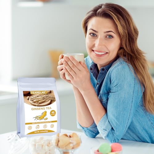 Ginseng Tea 40 Herbal Tea Bags (40 Count)