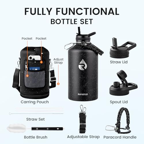 One Gallon Water Bottle Insulated 128 oz