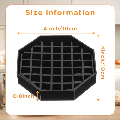 8 Pcs Octagon Drip Tray with Honeycomb Grid (8 Count)