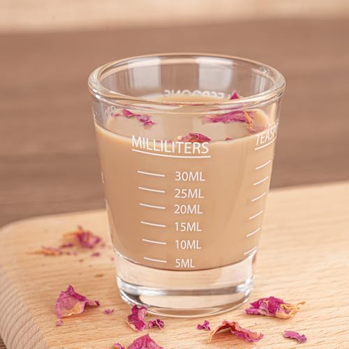 Shot Glasses Measuring cup Espresso Shot Glass Liquid Heavy Wine 2 Pack 26